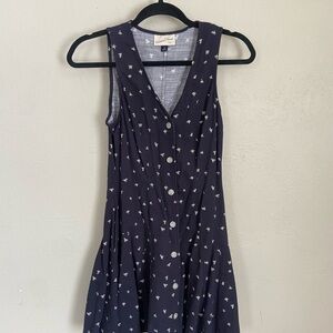 Universal Thread Dark Blue Sleeveless Midi Dress